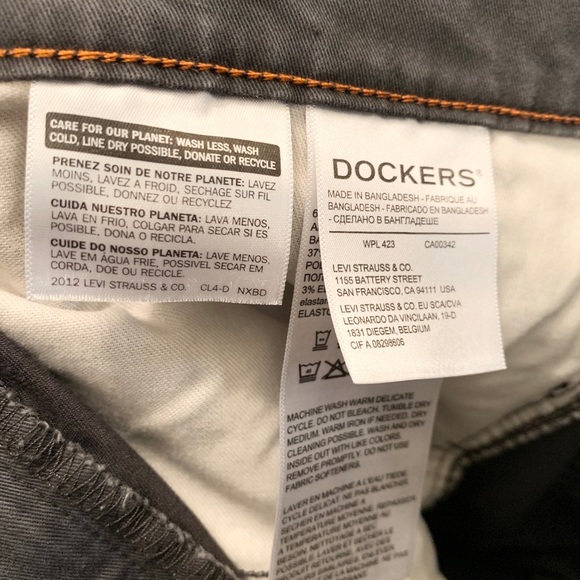 NWOT Men’s Dockers Straight Fit Khaki Pants - Picture 6 of 7